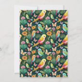 Squawk-tacular 2nd Birthday Bash: een kleurrijke Kaart (Achterkant)