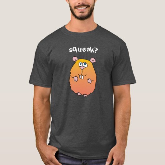Squeak Funny Hamster T-Shirt (Voorkant)