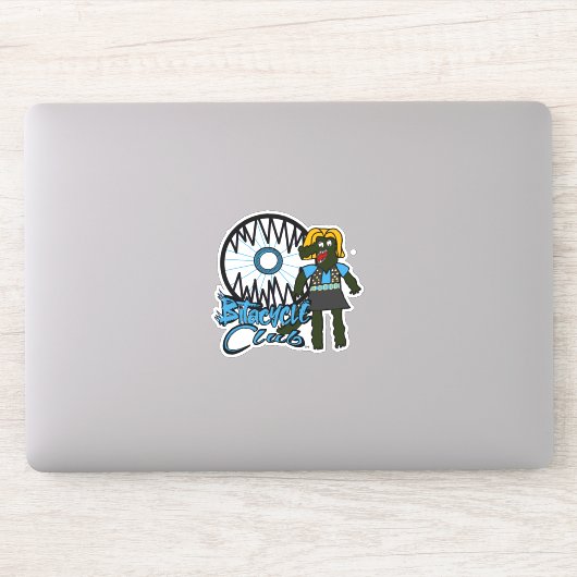 Squeak Vinyl Sticker (Computer)