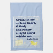 Squeaky Clean Rubber Duckie Hand Towel Theedoek (Verticaal)