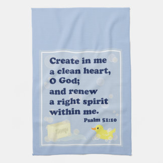 Squeaky Clean Rubber Duckie Hand Towel Theedoek