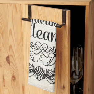 Squeaky Clean Vintage Retro Theedoek