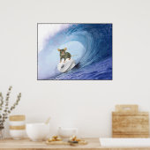 Squeaky muis rijdt computermuis poster (Keuken)