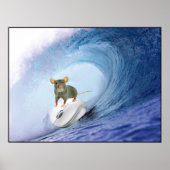 Squeaky muis rijdt computermuis poster (Voorkant)