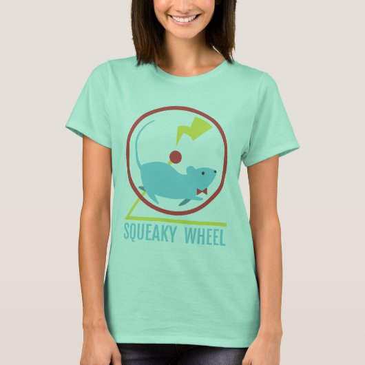 Squeaky Wheel Women's Dark Color Shirt (Voorkant)