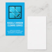Squeegee Een raam schoonmaken Visitekaartje (Voorkant / Achterkant)