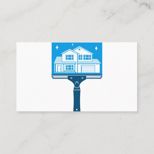 Squeegee Home Logo | Deep Cleaning Visitekaartje (Achterkant)