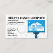 Squeegee Home Logo | Zeepbellen Visitekaartje (Voorkant)