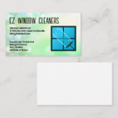 Squeegee Window Logo | schoonmaakmiddelen Visitekaartje (Voorkant / Achterkant)