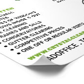 Squeegee, Windows Cleaner, Cleaner, Cleaning Servi Poster (Hoek)