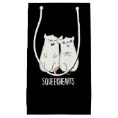 Squeekhearts Funny Mouse Lieverd Pun Dark BG Klein Cadeauzakje (Voorkant)
