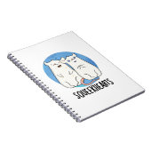 Squeekhearts Funny Mouse SweeLieveer Pun Notitieboek (Rechterzijde)