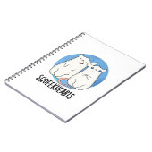 Squeekhearts Funny Mouse SweeLieveer Pun Notitieboek (Linkerzijde)
