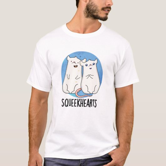 Squeekhearts Funny Mouse SweeLieveer Pun T-shirt (Voorkant)