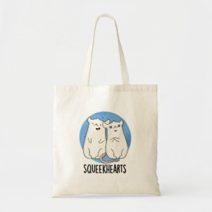 Squeekhearts Funny Mouse SweeLieveer Pun Tote Bag