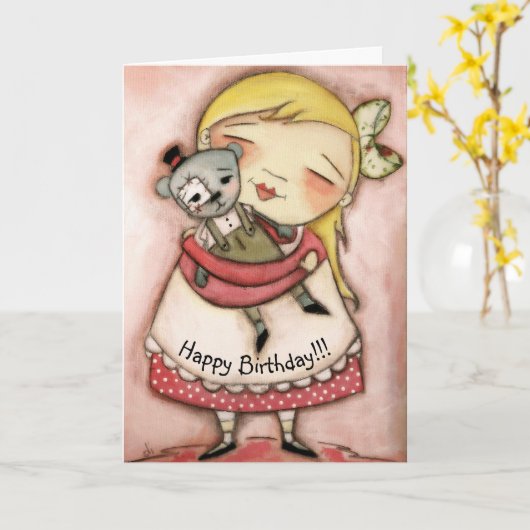 Squeeze - Birthday Kaart (Gele Bloem)