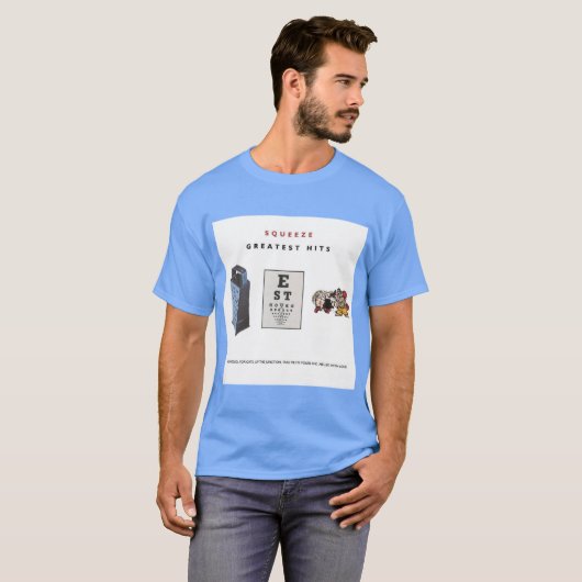 Squeeze greatest hits t-shirt (Voorkant volledig)