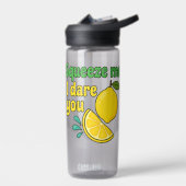 Squeeze Me I Dare You | Funny Lemon Water Bottle Waterfles (Links)