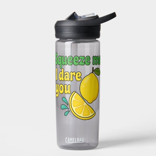 Squeeze Me I Dare You | Funny Lemon Water Bottle Waterfles (Links)