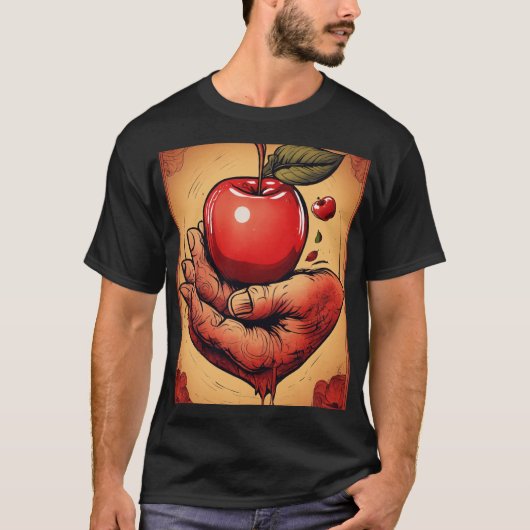 "Squeeze of Love – Tattoo-geïnspireerd T-Shirt Des (Voorkant)