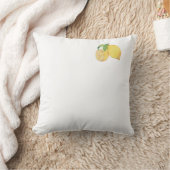 Squeeze the Day Lemon Watercolor Illustration Kussen (Deken)