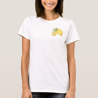 Squeeze the Day Lemon Watercolor Illustration T-shirt