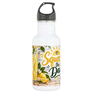 Squeeze the Day Limonade Ontwerp Waterfles