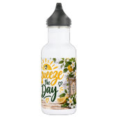 Squeeze the Day Limonade Ontwerp Waterfles (Rechts)