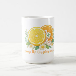 Squeeze The Day Play Mahjong Citrus Koffiemok