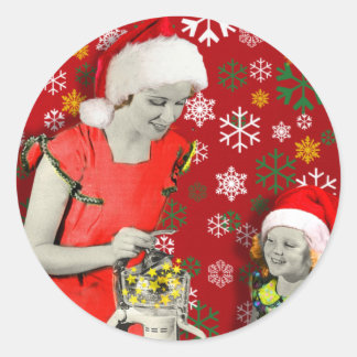 Squeeze your Xmas Ronde Sticker