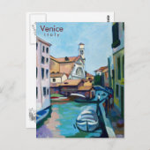 Squero di San Trovaso - Venice, Italië Briefkaart (Voorkant / Achterkant)