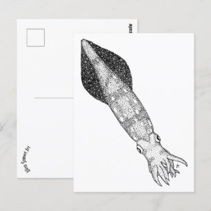Squid Briefkaart