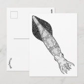 Squid Briefkaart (Voorkant / Achterkant)