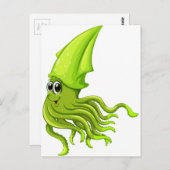 Squid Briefkaart (Voorkant / Achterkant)