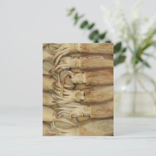 Squid - Calamari Briefkaart (Staand voorkant)