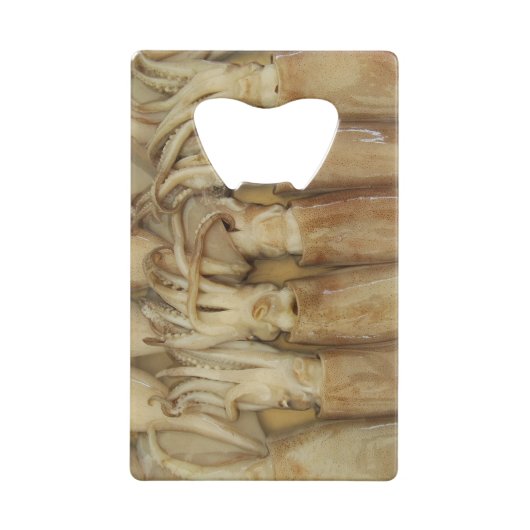 Squid - Calamari Creditkaart Flessenopener (Achterkant)