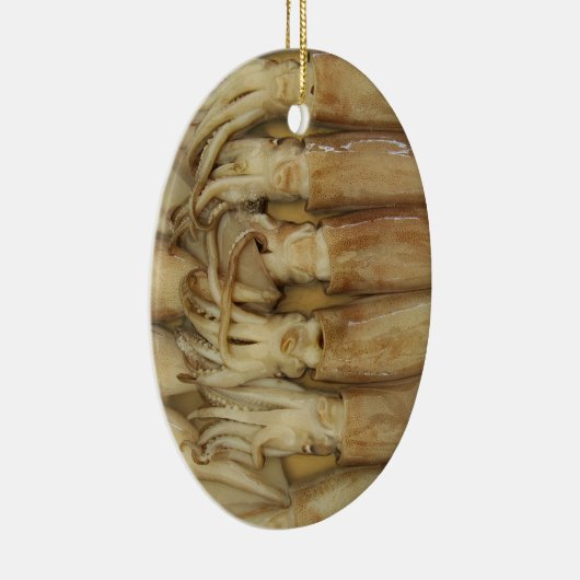 Squid - Calamari Keramisch Ornament (Rechts)