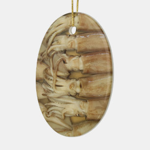Squid - Calamari Keramisch Ornament