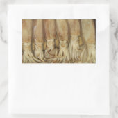 Squid - Calamari Rechthoekige Sticker (Tas)