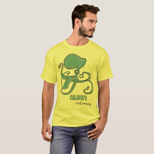Squid - Calavera Surf Company T-shirt (Voorkant volledig)