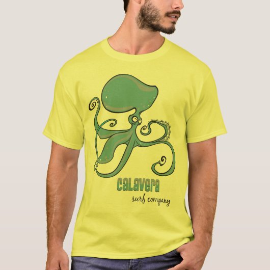 Squid - Calavera Surf Company T-shirt (Voorkant)