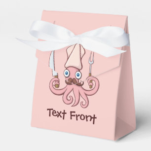 Squid Chef Cartoon Bedankdoosjes
