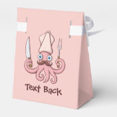 Squid Chef Cartoon Bedankdoosjes (Achterkant)