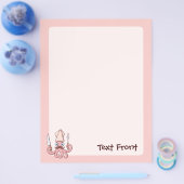 Squid Chef Cartoon Flyer (Enkel)