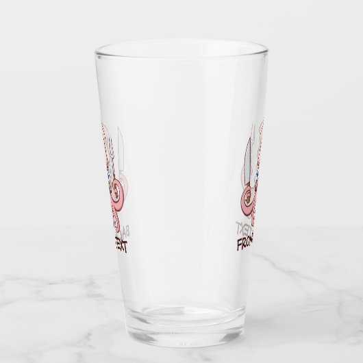 Squid Chef Cartoon Glas (Rechts)