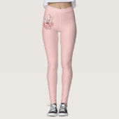 Squid Chef Cartoon Leggings (Voorkant)
