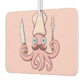 Squid Chef Cartoon Luchtverfrisser (Links)