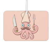 Squid Chef Cartoon Luchtverfrisser (Voorkant)