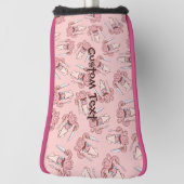 Squid Chef Cartoon Pattern Golfheadcover (Draai 90)