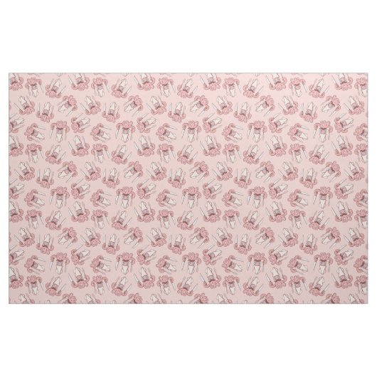 Squid Chef Cartoon Pattern Stof (Fat Quarter)